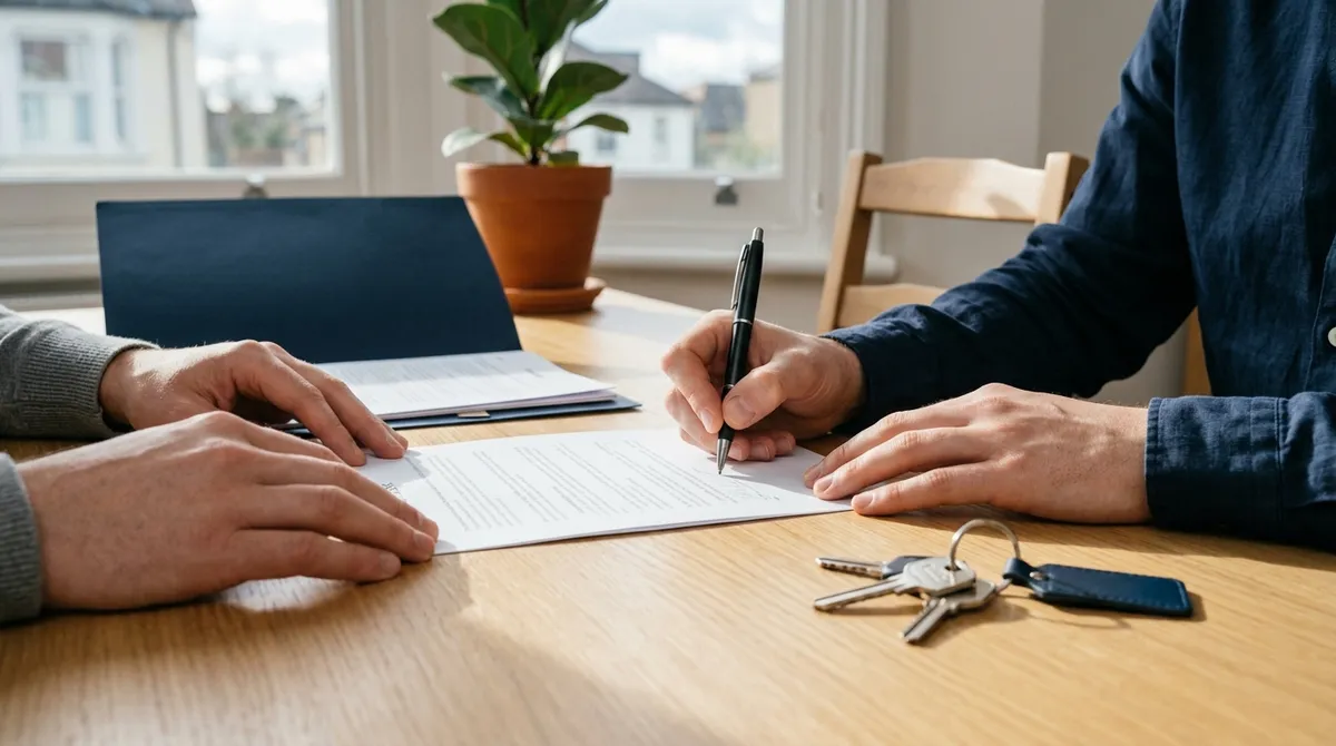 Signature d’un bail d’habitation